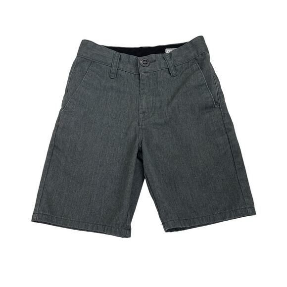 Volcom Gray Chino Shorts Size Youth 8 (22) - Picture 1 of 3